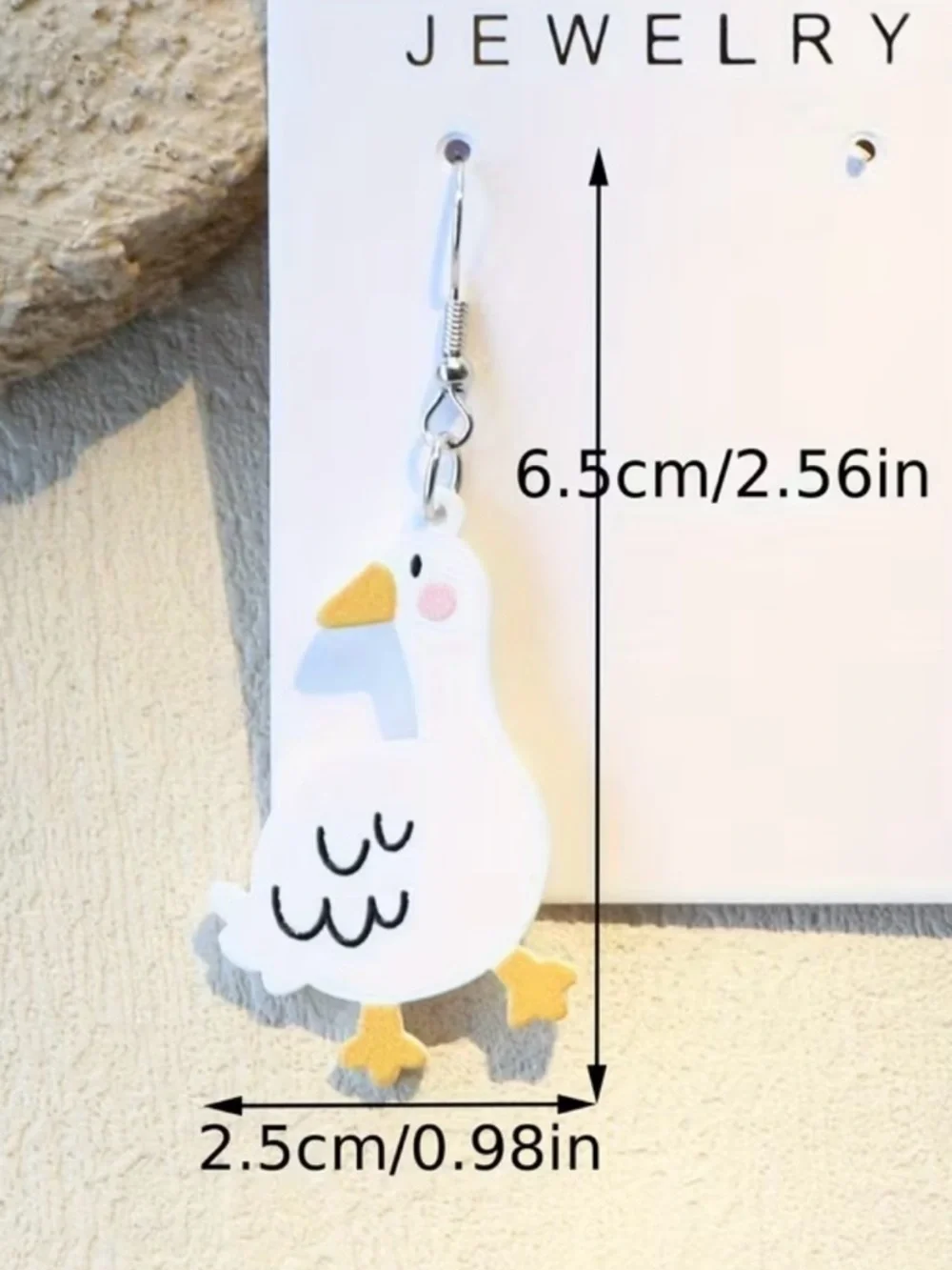 Goose Dangle Earrings -Women’s Jewelry